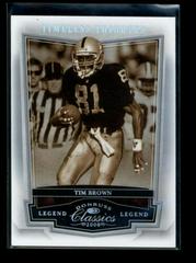 Tim Brown [Timeless Tributes Silver] #126 Football Cards 2008 Panini Donruss Classics Prices