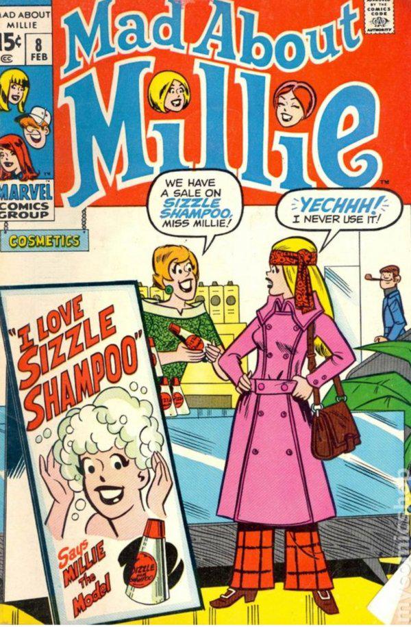 Mad About Millie #8 (1969) Comic Books Mad About Millie