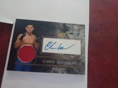 Chris Weidman #TCAR-CW Ufc Cards 2016 Topps UFC Top of the Class Autograph Relic Prices