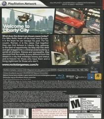 Back Cover | Grand Theft Auto IV [Greatest Hits] Playstation 3