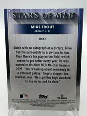 Back Of Card | Mike Trout Baseball Cards 2022 Topps Stars of MLB