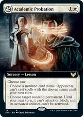 Academic Probation [Extended Art] Magic Strixhaven School of Mages Prices