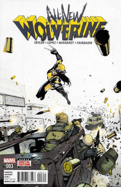 All-New Wolverine #3 (2016) Comic Books All-New Wolverine