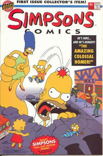 Simpsons Comics #1 (1993) Cover Art