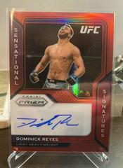 Dominick Reyes [Red] Ufc Cards 2021 Panini Prizm UFC Sensational Signatures Prices