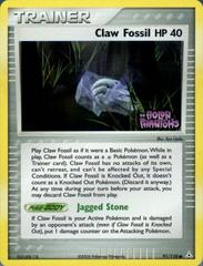 Claw Fossil [Reverse Holo] Pokemon Holon Phantoms Prices
