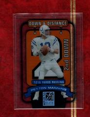 Peyton Manning [2nd Down] #DD-4D2 Football Cards 2000 Panini Donruss Elite Down and Distance Prices