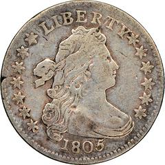 1805 [4 BERRIES JR-2] Coins Draped Bust Dime Prices