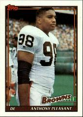 Anthony Pleasant #597 Football Cards 1991 Topps Prices