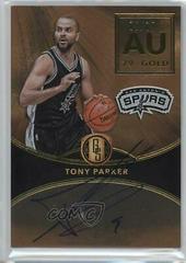 Tony Parker Basketball Cards 2016 Panini Gold Standard AU Autographs Prices