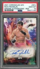 Rich Franklin [Red] #OA-RFK Ufc Cards 2021 Panini Chronicles UFC Origins Autographs Prices