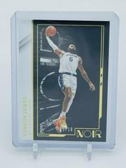 LeBron James [Gold] Basketball Cards 2021 Panini Noir Prices