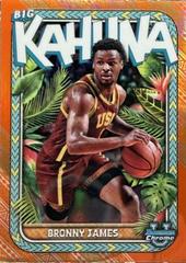 Bronny James [Orange] #BK-1 Basketball Cards 2023 Bowman Chrome University The Big Kahuna Prices