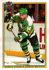 Aaron Broten #185 Hockey Cards 1990 Bowman Tiffany Prices