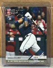 Ronald Acuna #125 Baseball Cards 2018 Topps Now Prices