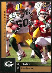 A.J. Hawk #53 Football Cards 2009 Upper Deck First Edition Prices