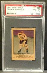 George Sullivan #27 Hockey Cards 1951 Parkhurst Prices
