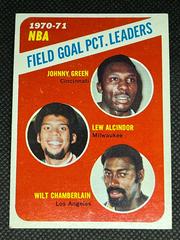 NBA Field Goal Pct Leaders #140 Basketball Cards 1971 Topps Prices