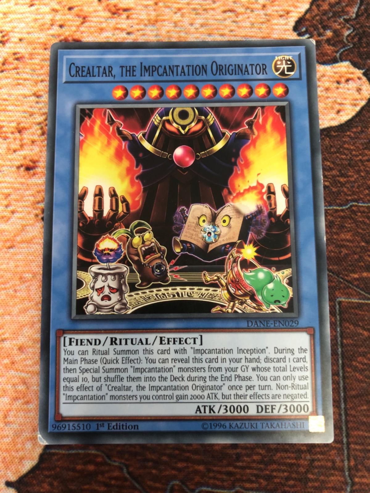 Crealtar, the Impcantation Originator [1st Edition] Ungraded YuGiOh