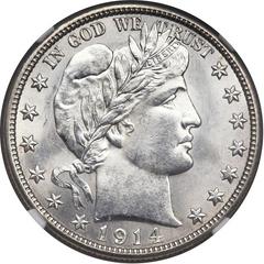 1914 Coins Barber Half Dollar Prices
