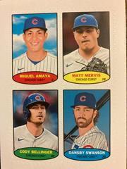 Miguel Amaya, Matt Mervis, Cody Bellinger, Dansby Swanson Baseball Cards 2023 Topps Heritage 1974 Stamps High Number Prices