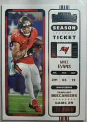 Mike Evans #94 Football Cards 2022 Panini Contenders Prices