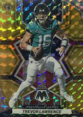 Trevor Lawrence [Gold] #267 Football Cards 2022 Panini Mosaic Prices