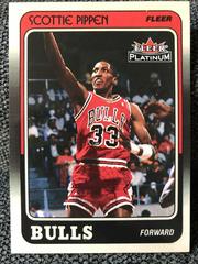 Scottie Pippen Basketball Cards 2001 Fleer Platinum 15th Anniversary Reprints Prices