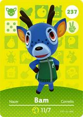 Bam #237 [Animal Crossing Series 3] Amiibo Cards Prices