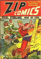Zip Comics #5 (1940) Comic Books Zip Comics Prices