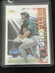 Mark McGwire #AL-18 Baseball Cards 1996 Topps Profiles Prices