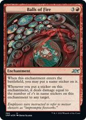 _____ Balls of Fire [Galaxy Foil] Magic Unfinity Prices