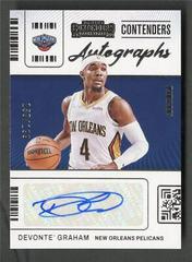 Devonte' Graham Basketball Cards 2021 Panini Contenders Contenders Autographs Prices