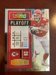 Travis Kelce [Playoff] Football Cards 2020 Panini Contenders Prices