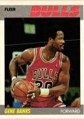 Gene Banks #8 Basketball Cards 1987 Fleer Prices