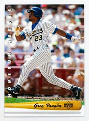 Greg Vaughn #HR15 Baseball Cards 1993 Upper Deck Homerun Heroes Prices