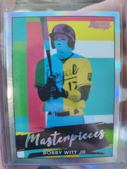Bobby Witt Jr Baseball Cards 2021 Bowman’s Best Masterpieces Prices