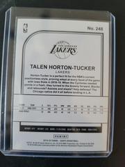 Talen Back | Talen Horton-tucker Basketball Cards 2018 Panini Hoops