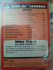 Card Back | Mike Trout Baseball Cards 2021 Topps 1986 All Star Baseball 35th Anniversary