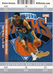 Allan Houston Basketball Cards 2003 Fleer Authentix Prices