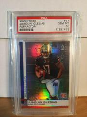 Juaquin Iglesias [Refractor] #77 Football Cards 2009 Topps Finest Prices
