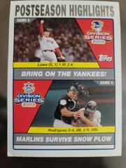 Derek Lowe, Ivan Rodrigues [Post Season Highlights] #353 Baseball Cards 2003 Topps Prices