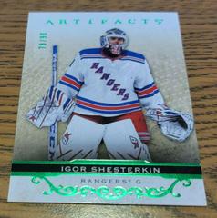 Igor Shesterkin [Emerald] Hockey Cards 2021 Upper Deck Artifacts Prices