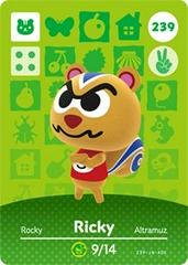 Ricky #239 [Animal Crossing Series 3] Amiibo Cards Prices