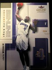 Chris Webber #81 Basketball Cards 2003 Fleer Genuine Insider Prices