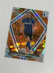 Christian Eriksen [Orange Ice] Soccer Cards 2020 Panini Chronicles Spectra Serie A Prices