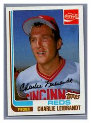 Charlie Leibrandt Baseball Cards 1982 Coca Cola Prices
