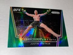 Justin Gaethje [Green] Ufc Cards 2021 Panini Prizm UFC Knockout Artists Prices