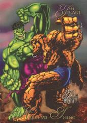 Hulk VS Thing #7 Marvel 1994 Flair Prices