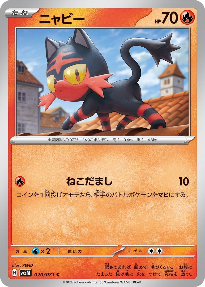 Litten #20 Pokemon Japanese Cyber Judge